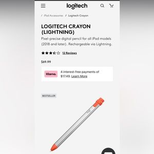 Logitech Crayon digital pencil